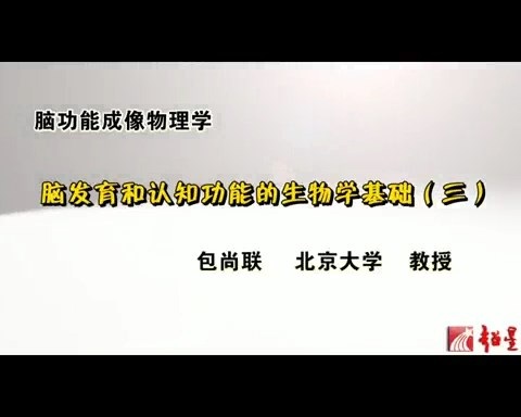 北京大学 脑功能成像物理学 主讲-包尚联 全48讲 视频教程