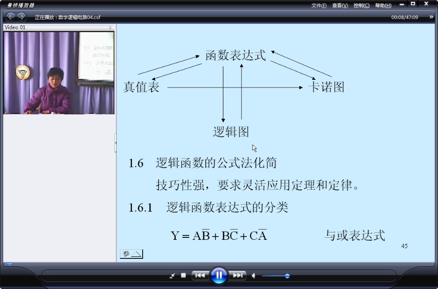 东南大学 数字逻辑电路 全64讲 主讲-王晓蔚 视频教程