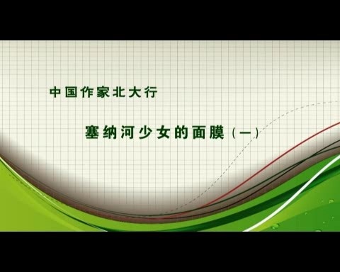 中国作家北大行 全5讲 视频教程