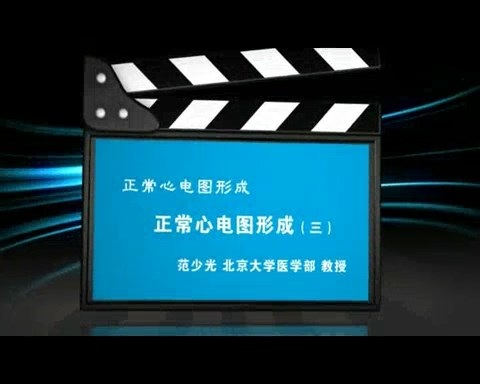 北京大学 正常心电图形成 全4讲 主讲-范少光 视频教程