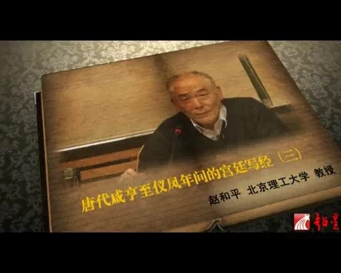 北京理工大学 唐代咸亨至仪凤年间的宫廷写经 全3讲 主讲-赵和平 视频教程