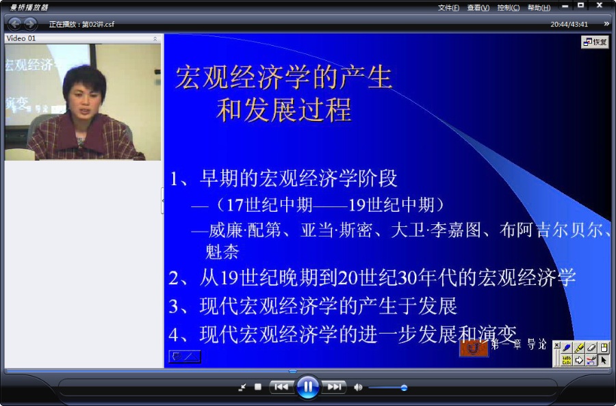 吉林大学 宏观经济学 全30讲 主讲-赵静杰 附辅导 视频教程
