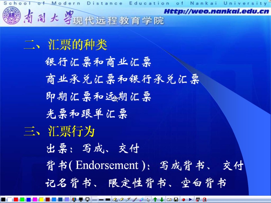 南开大学 国际结算 全34讲 视频教程