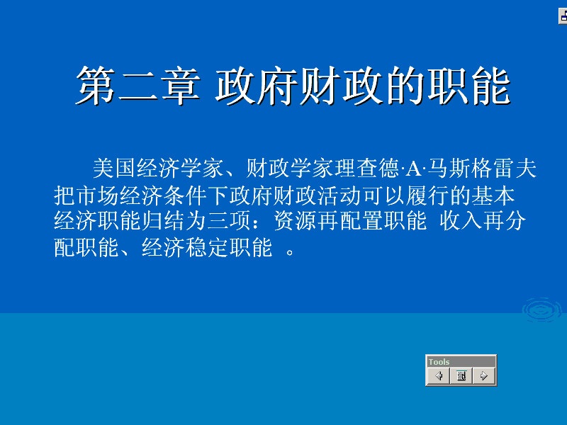 南开大学 财政学 全15讲 视频教程