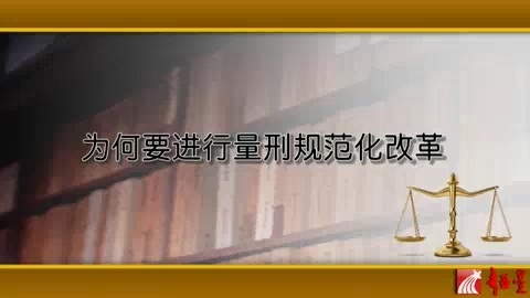 国家法官学院 大法官和资深法官系列法律讲座-量刑规范化改革 全7讲 主讲-高憬宏 视频教程