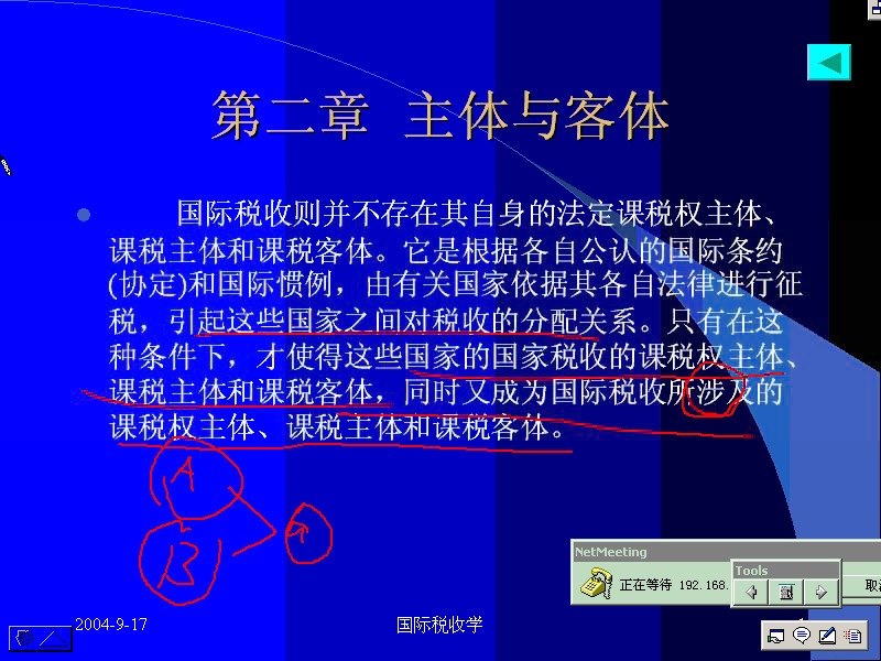 南开大学 国际税收 全15讲 视频教程