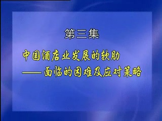 管理系列《现代酒店经营与管理》全20讲 主讲-魏小安 视频教程