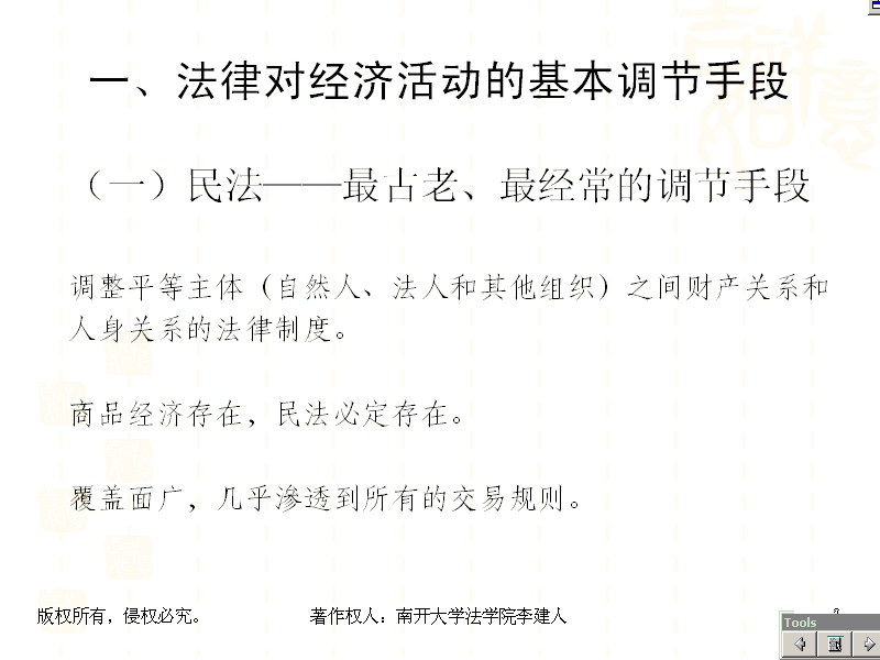 南开大学  经济法 全14讲 附期末串讲 视频教程