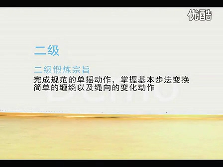 全国跳绳大众锻炼标准1-6级规范动作 跳绳视频教学 共6讲 FLV格式 视频教程