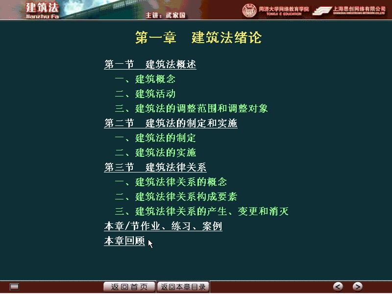 同济大学 建筑法 全53讲 视频教程