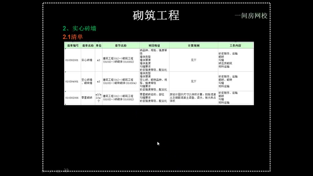 小高层实例工程量教学 全10讲 视频教程