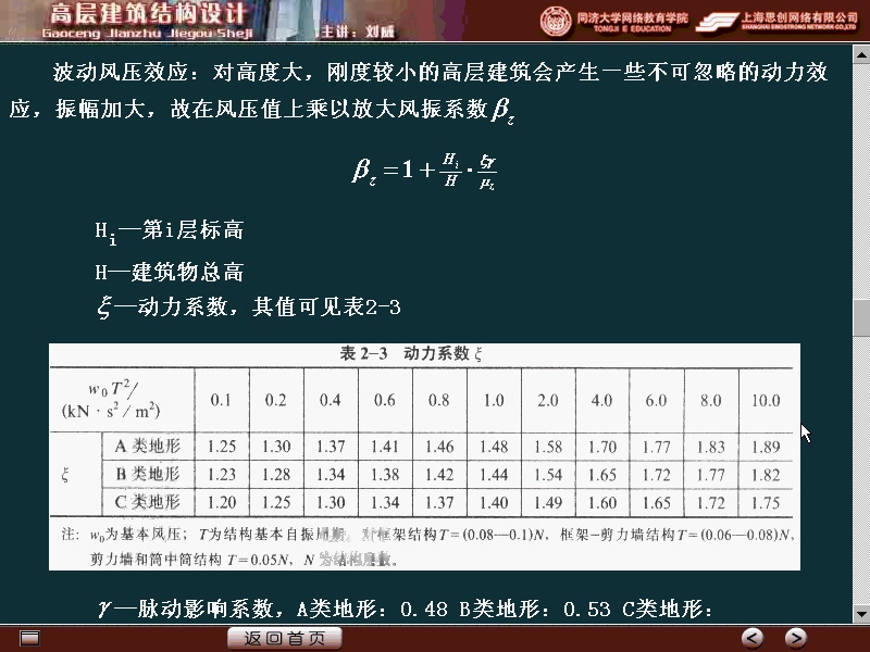 同济大学 高层建筑结构设计 全45讲 视频教程