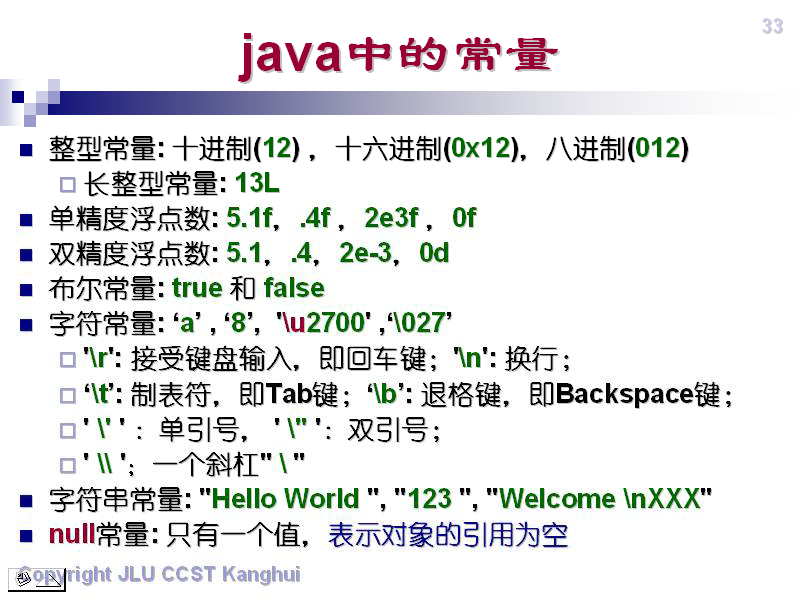 吉林大学 JAVA程序设计 全48讲 主讲-康辉 附复习课 视频教程