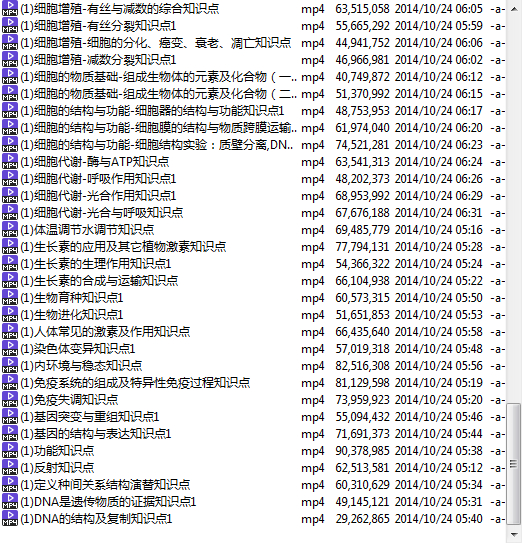 高考冲刺与实战 生物课 高考生物总复习课程 全2部 全37讲 附教材 视频教程