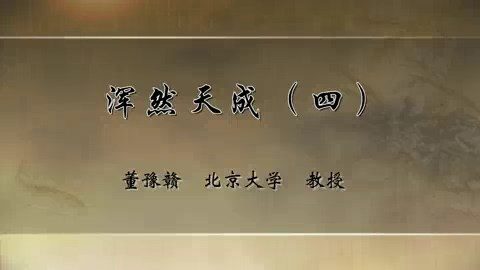 北京大学 浑然天成 全4讲 主讲-董豫赣 视频教程