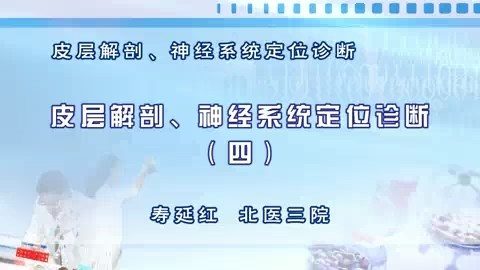 北京大学 皮层解剖-神经系统定位诊断 全4讲 主讲-寿延红 视频教程