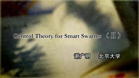 北京大学 Control Theory for Smart Swarms 全2讲 主讲-谢广明 视频教程