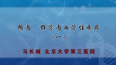 北医三院 颅脑损伤 全4讲 主讲-刘彬 视频教程