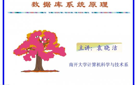 南开大学 数据库系统基础 全14讲 主讲-袁晓洁 视频教程