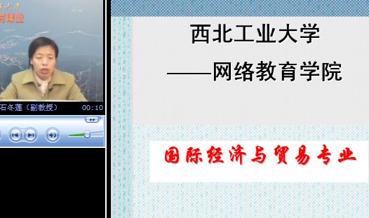 西北工业大学 国际金融 全49讲 主讲-石冬莲 附课件 视频教程